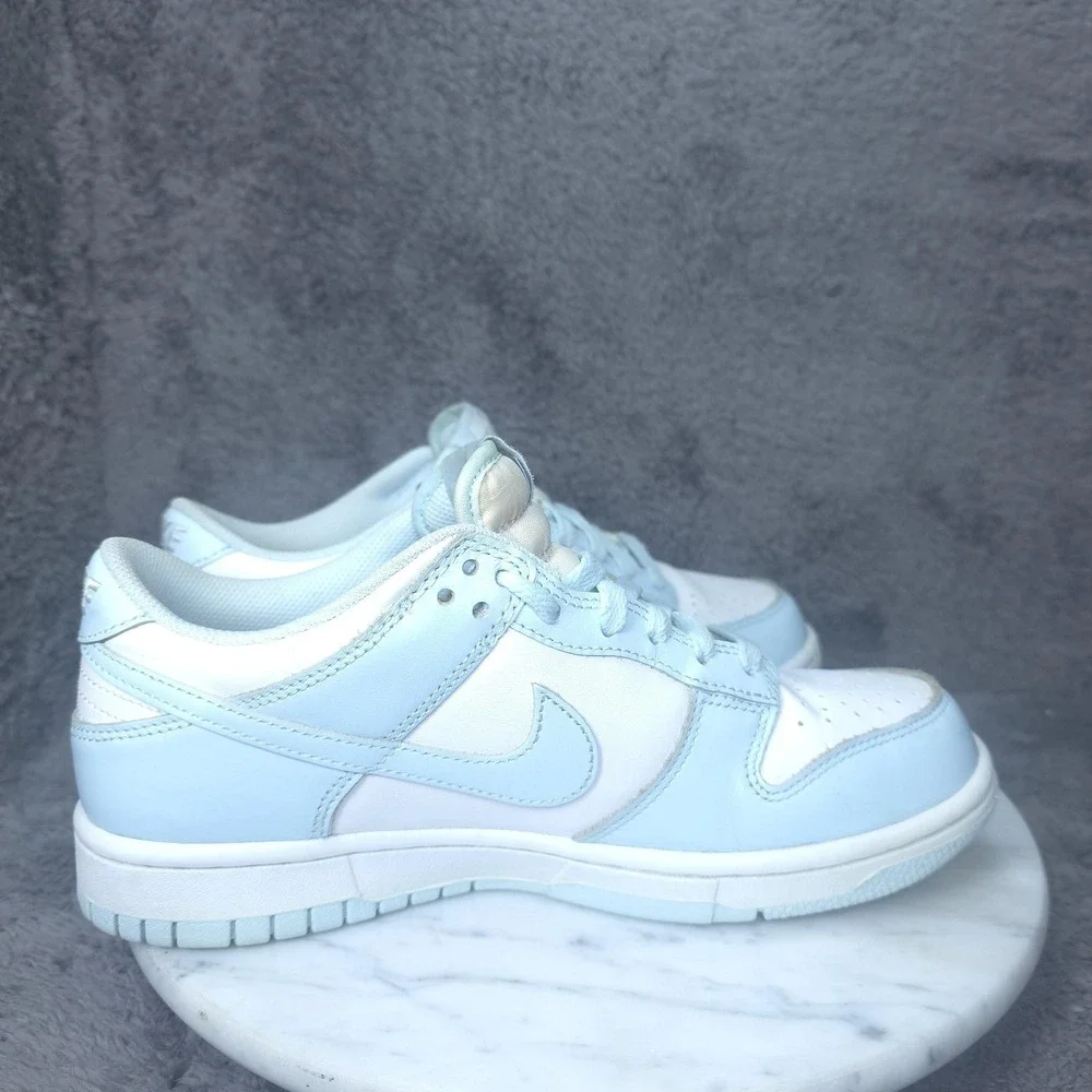 Nike Dunk Low Shoes Youth Size 6.5Y Blue White Sneakers Low Top FB9109-105